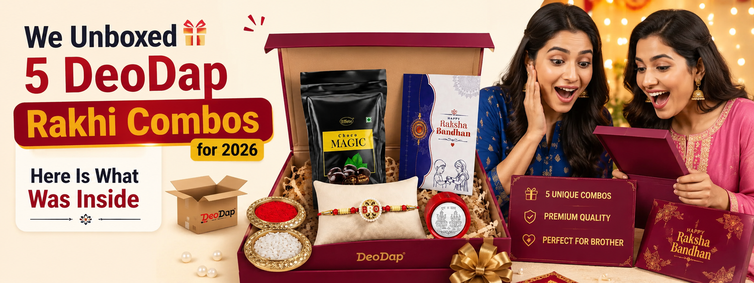 We Unboxed 5 DeoDap Rakhi Combos for 2026 — Here Is What Was Inside