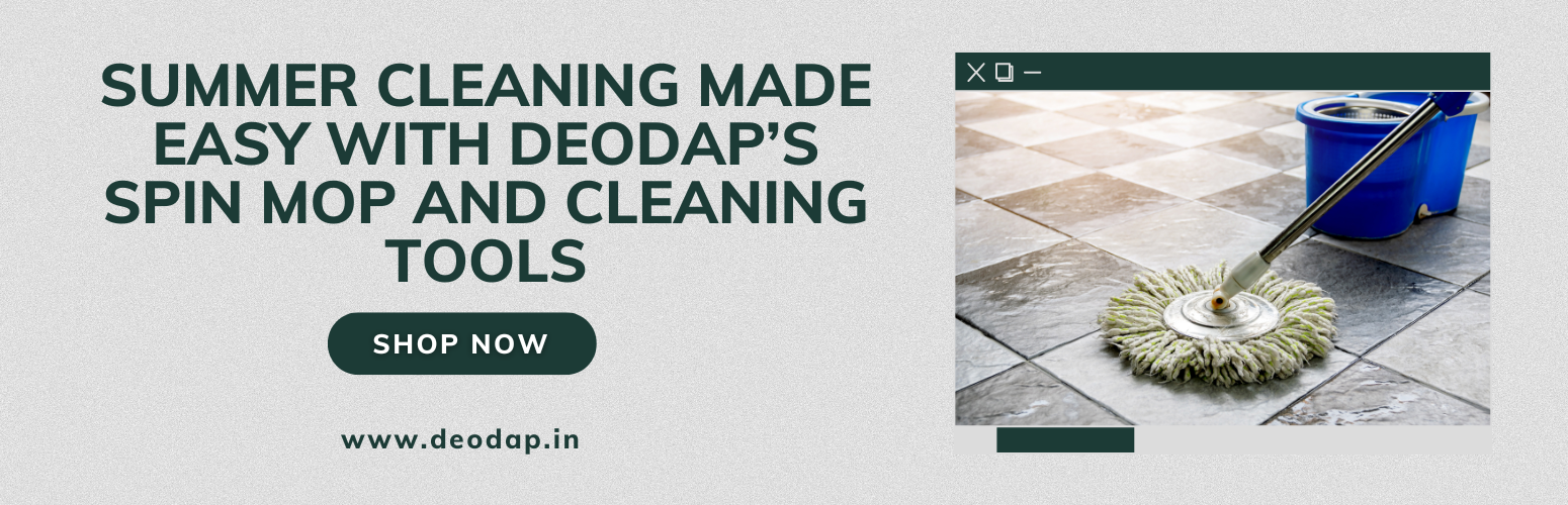 Summer Cleaning Made Easy with Deodap’s Spin Mop and Cleaning Tools