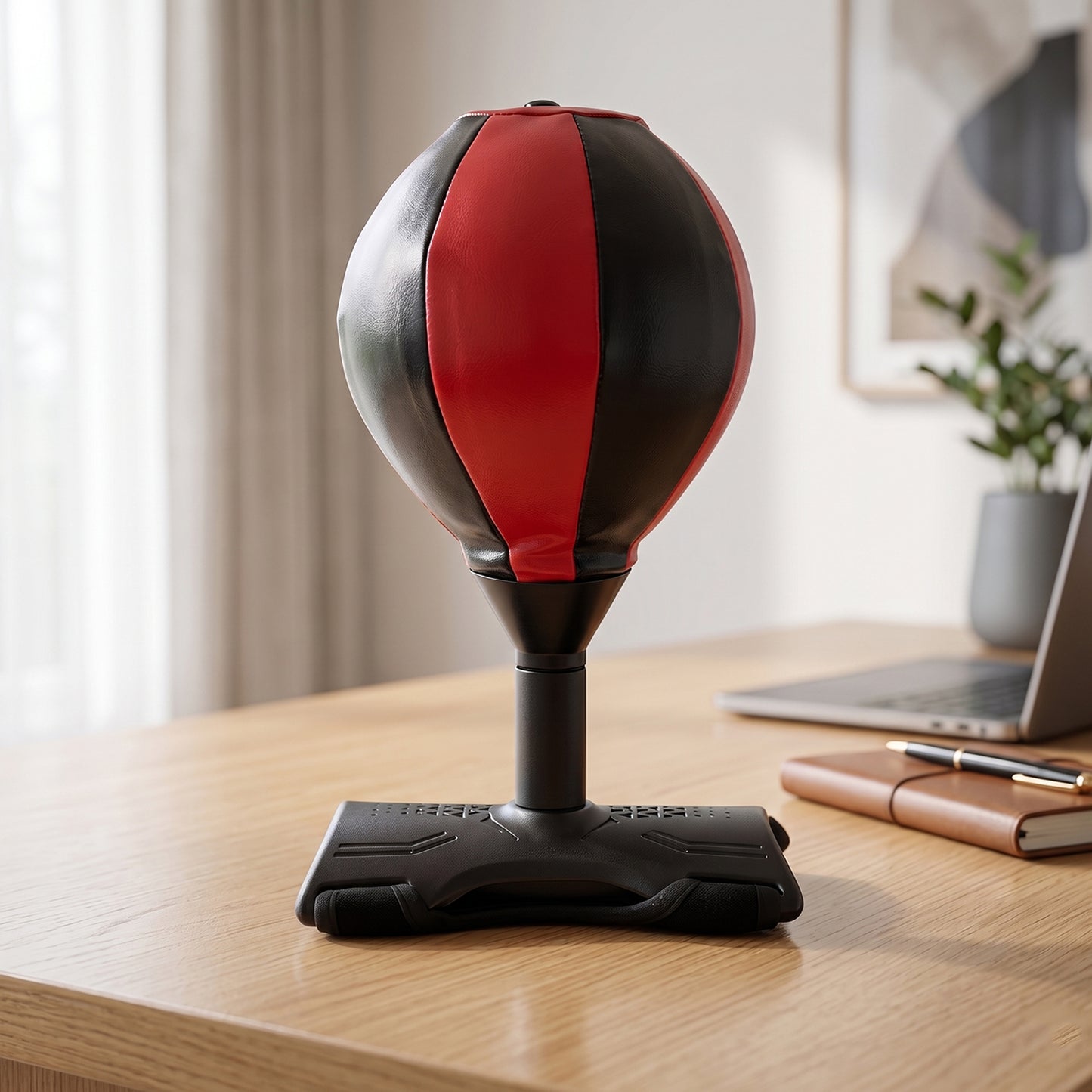 inflatable punching bag detail view