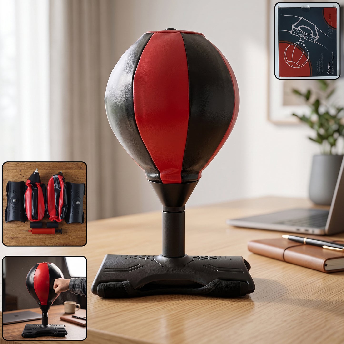 inflatable punching bag for indoor fitness