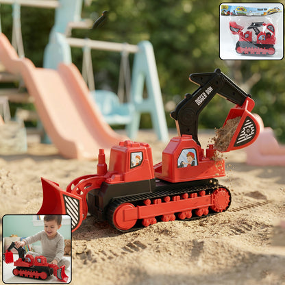 Digger construction toy truck