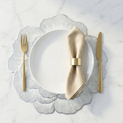 Heat resistant floral table mat
