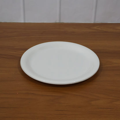 Plastic Round Dinner / Serving Plate – 19 cm (1 Pc)