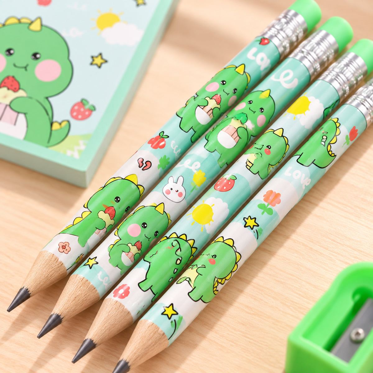School Stationery Kit for Kids with Pencils, Eraser, Sharpener, Diary (9 Pc Set)