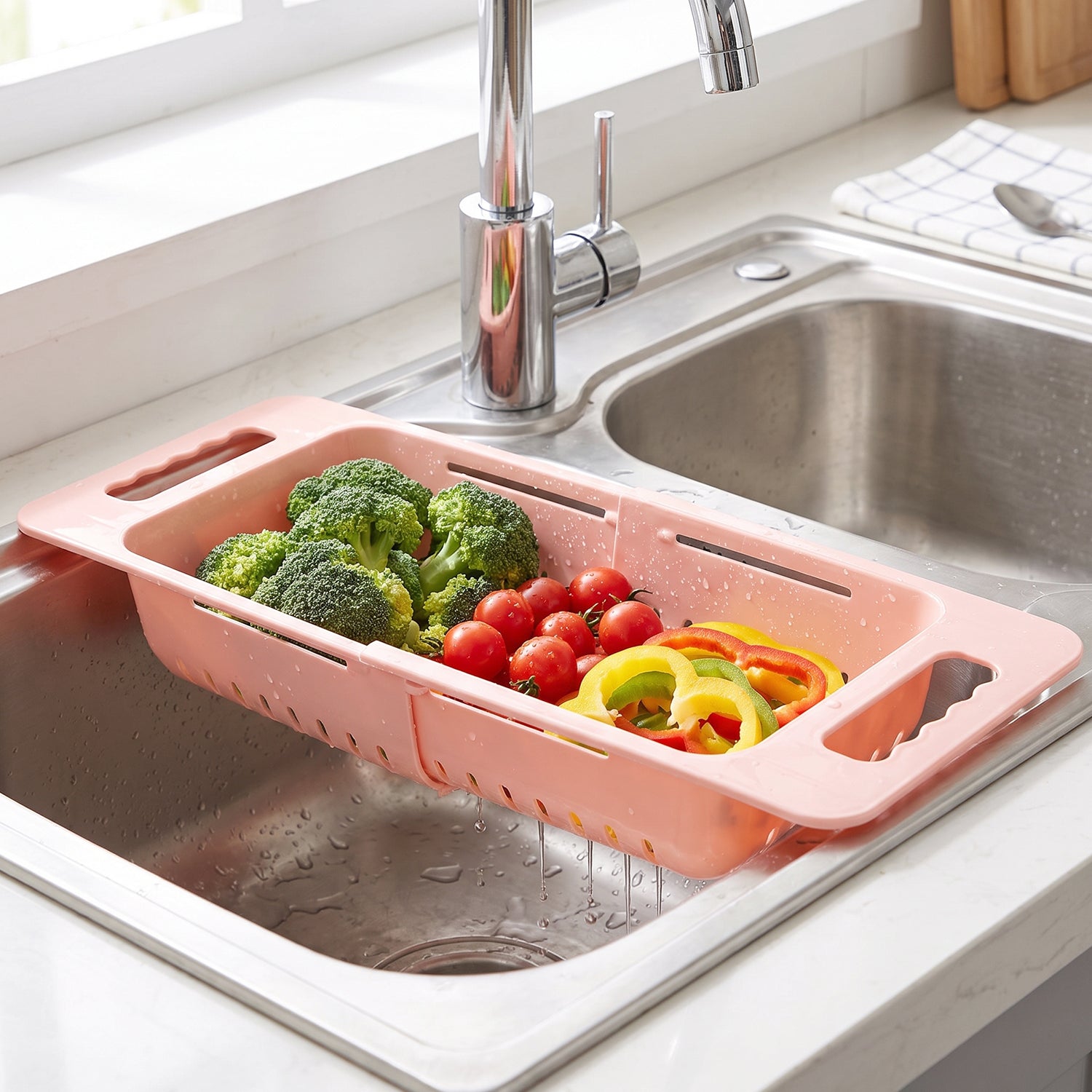 Drain basket shown from above