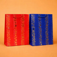Premium Gold Designer Gift Bag with Handle Paper Carry Bag