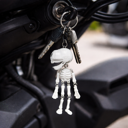 Mini Skeleton Keychain with Movable Joints Hanging Pendant