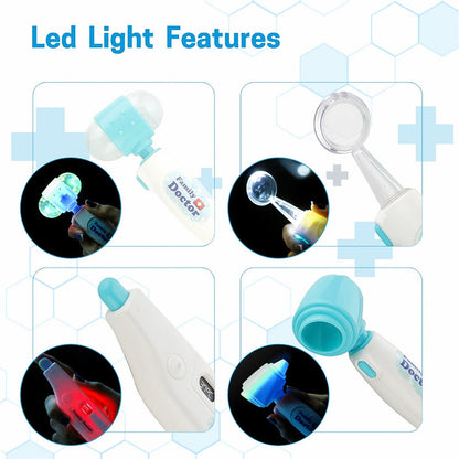 Aditi Kids Doctor Kit Suitcase with Wheels | Portable Medical Pretend Play Set