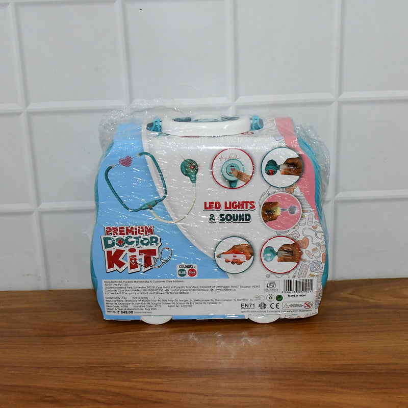 Aditi Kids Doctor Kit Suitcase with Wheels | Portable Medical Pretend Play Set