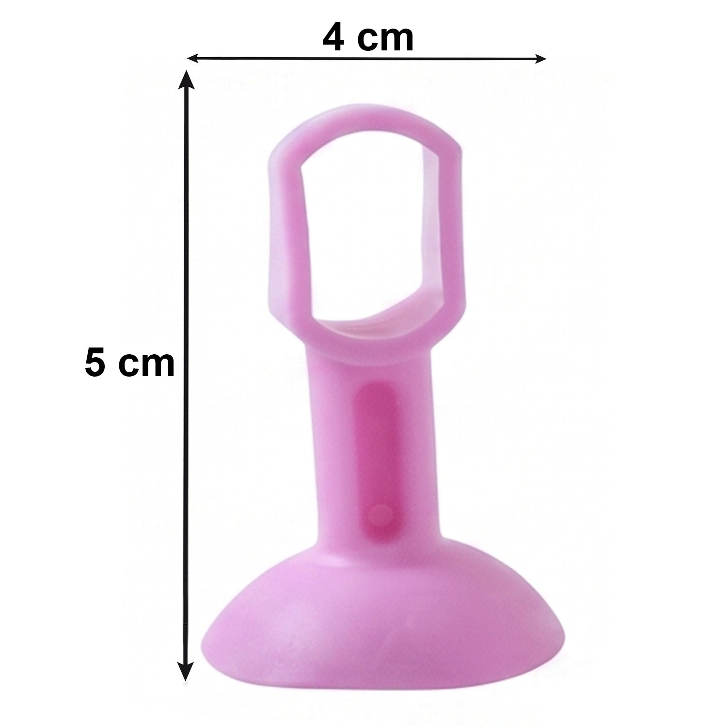 Flexible silicone door stopper absorbing impact