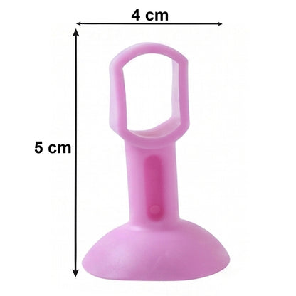 Flexible silicone door stopper absorbing impact