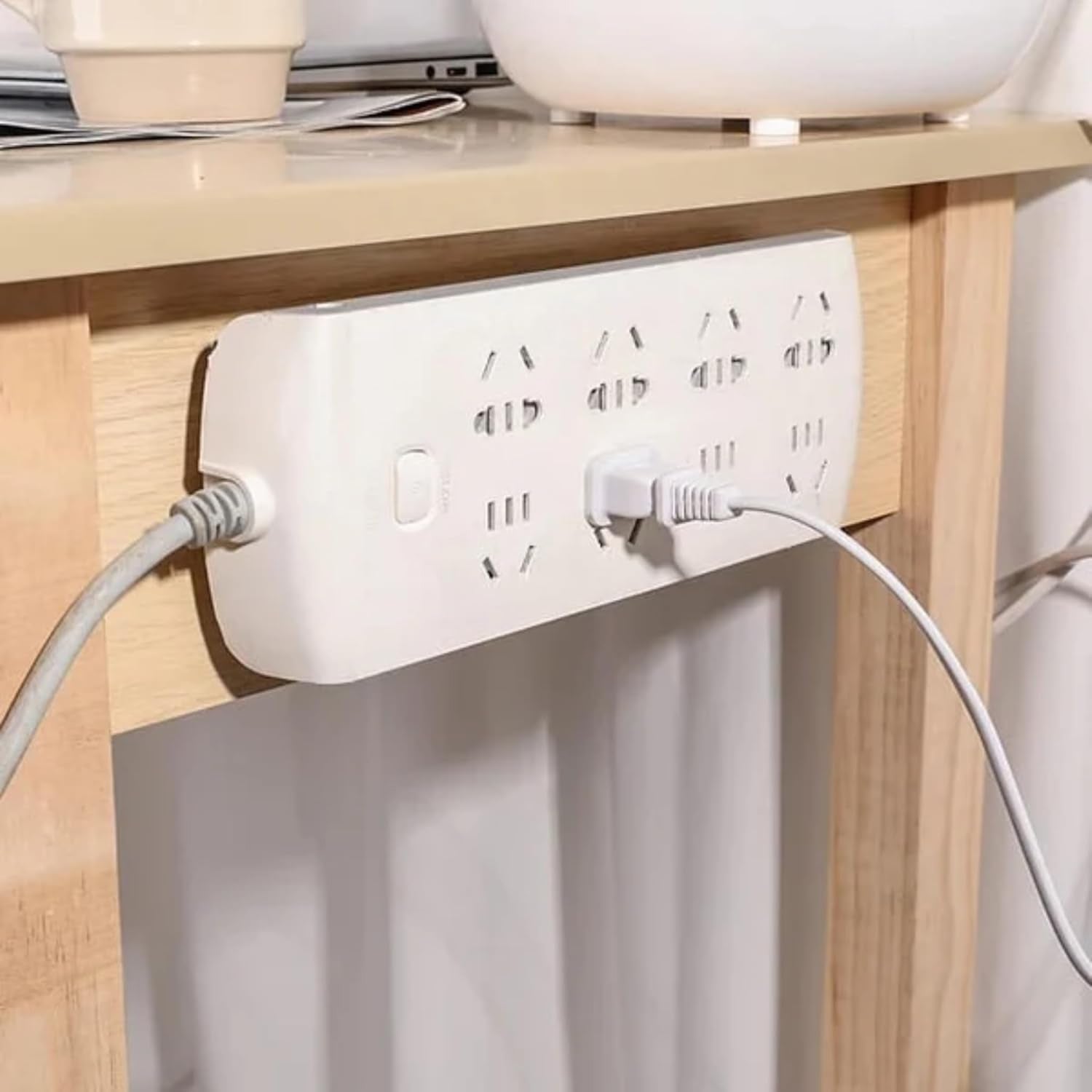 Transparent storage hook clip