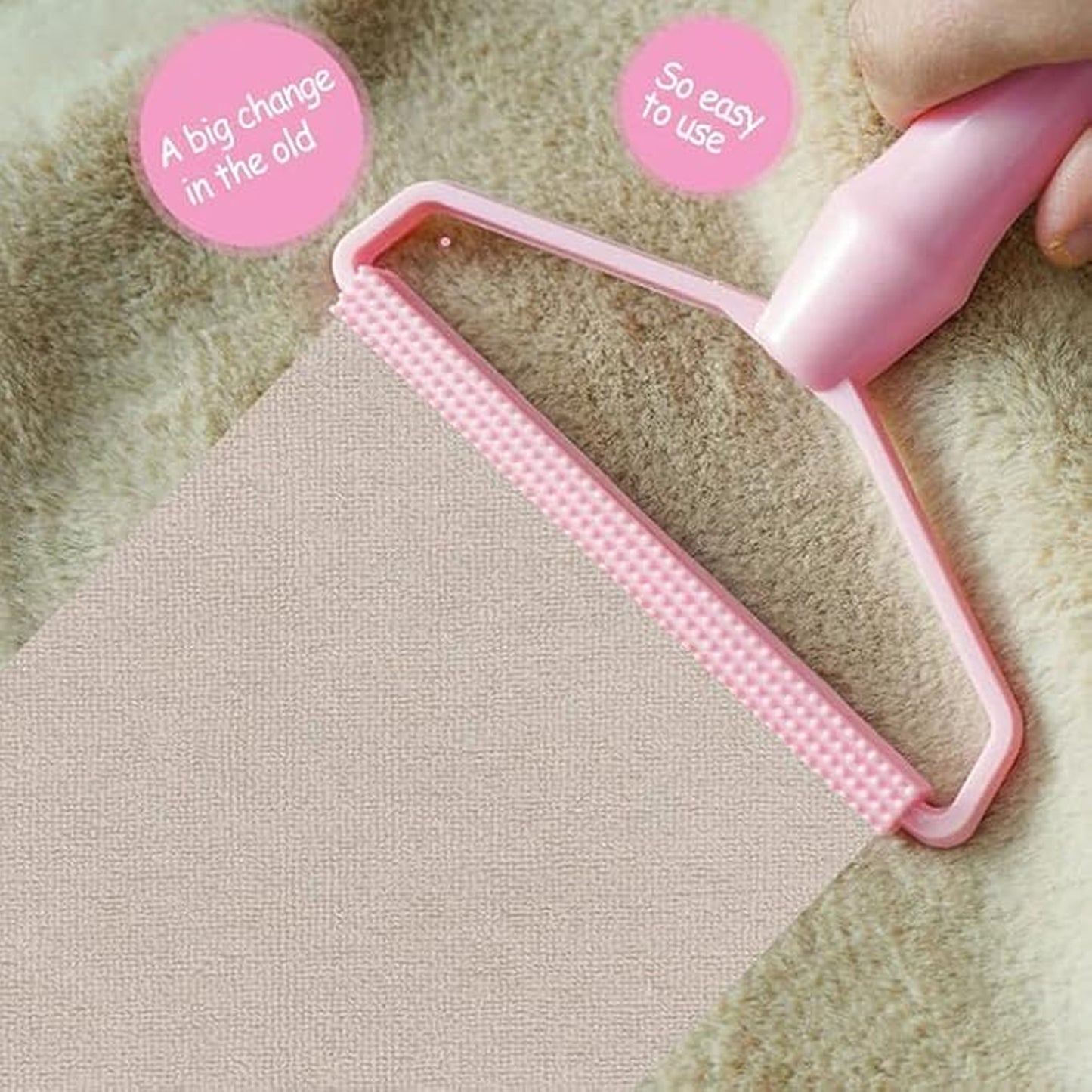 Hair cleaner lint roller for fabrics
