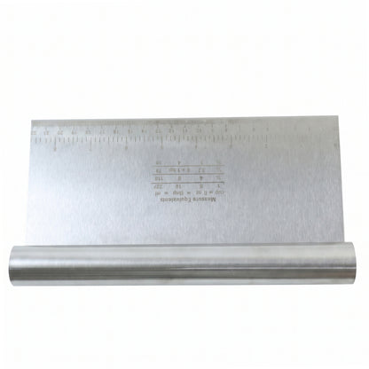 Steel scraper dough cutting use