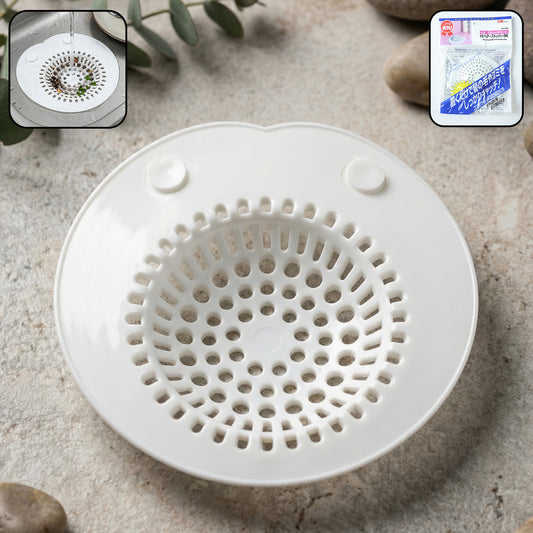 Silicone sink drain strainer
