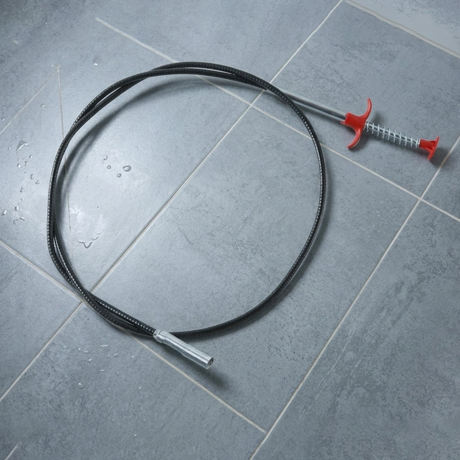 Premium Spring Drain Dredging Tool 61 Inch Sink Cleaner Claw Grabber (1 Pc)