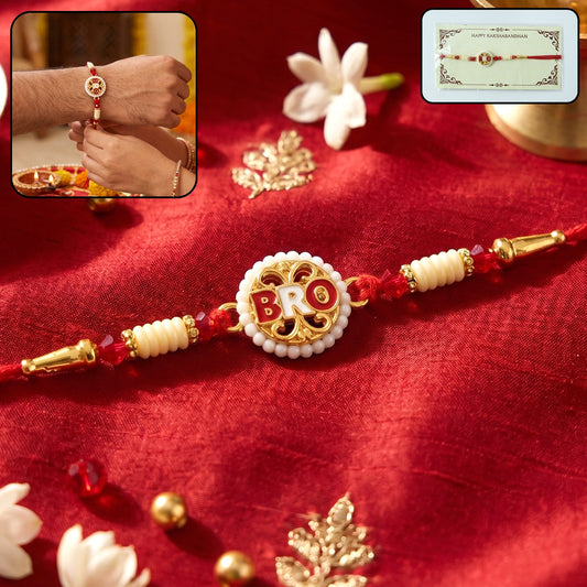 BRO Letter Designer Rakhi for Brother
