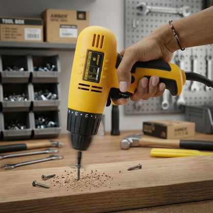 Power drill machine tool for diverse surfaces