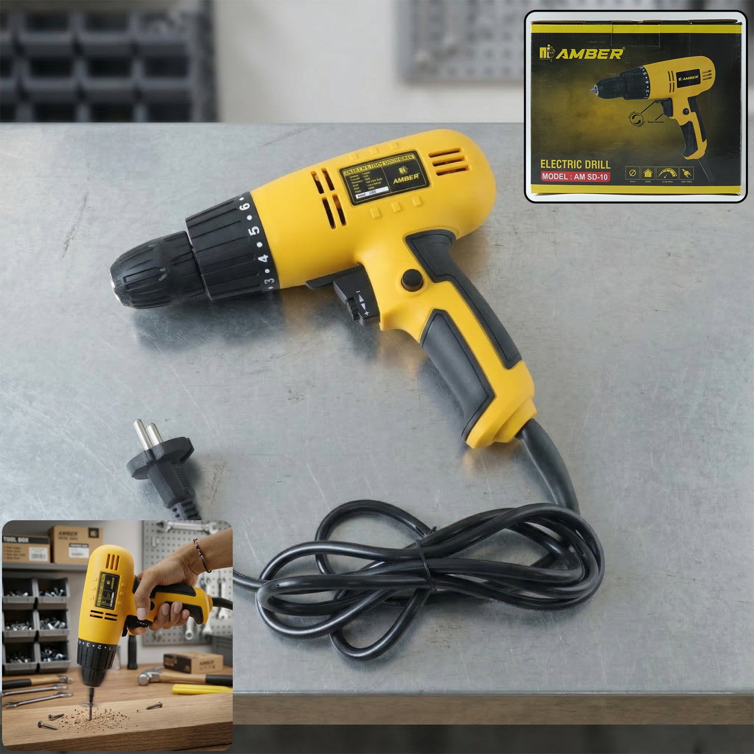 High performance electric drill machine 280W
