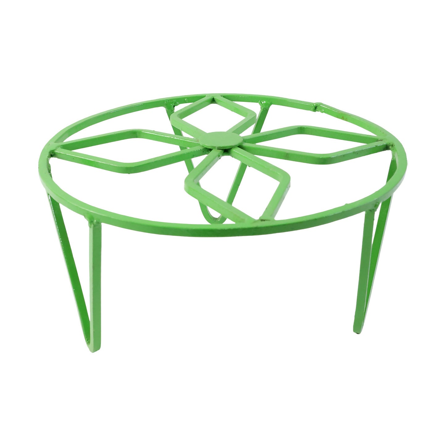 Round Strong Metal Plant Pot Stand for Indoor & Outdoor Garden Use