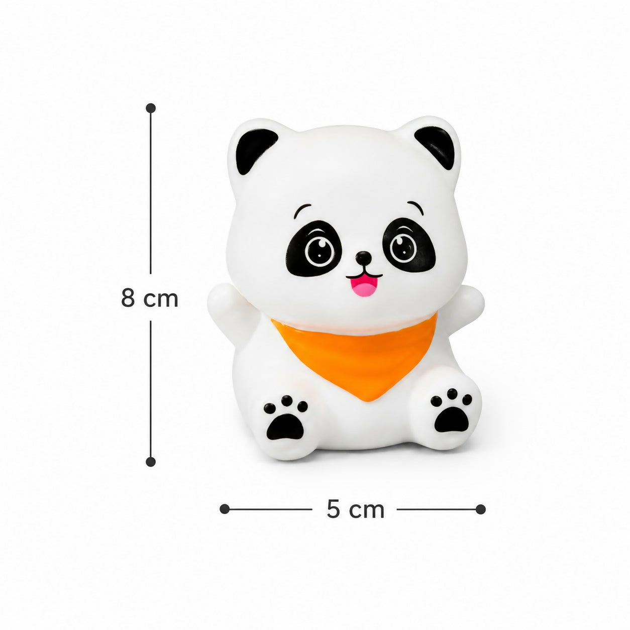 Close-up of cute panda night lamp design