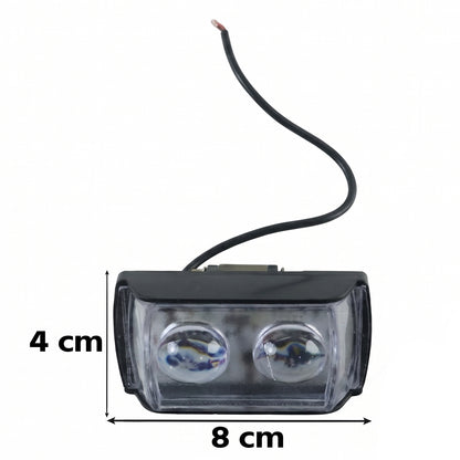 3 Mode LED Fog Light – Ultra Mini Dual Lens for Vehicle Safety