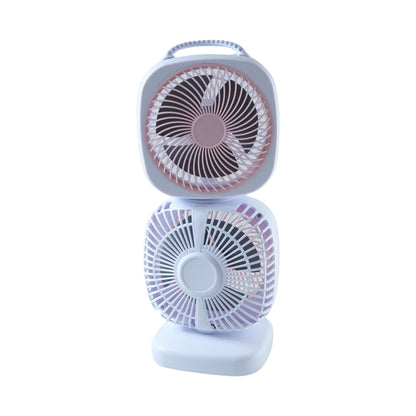 Quiet operation USB desk fan on table