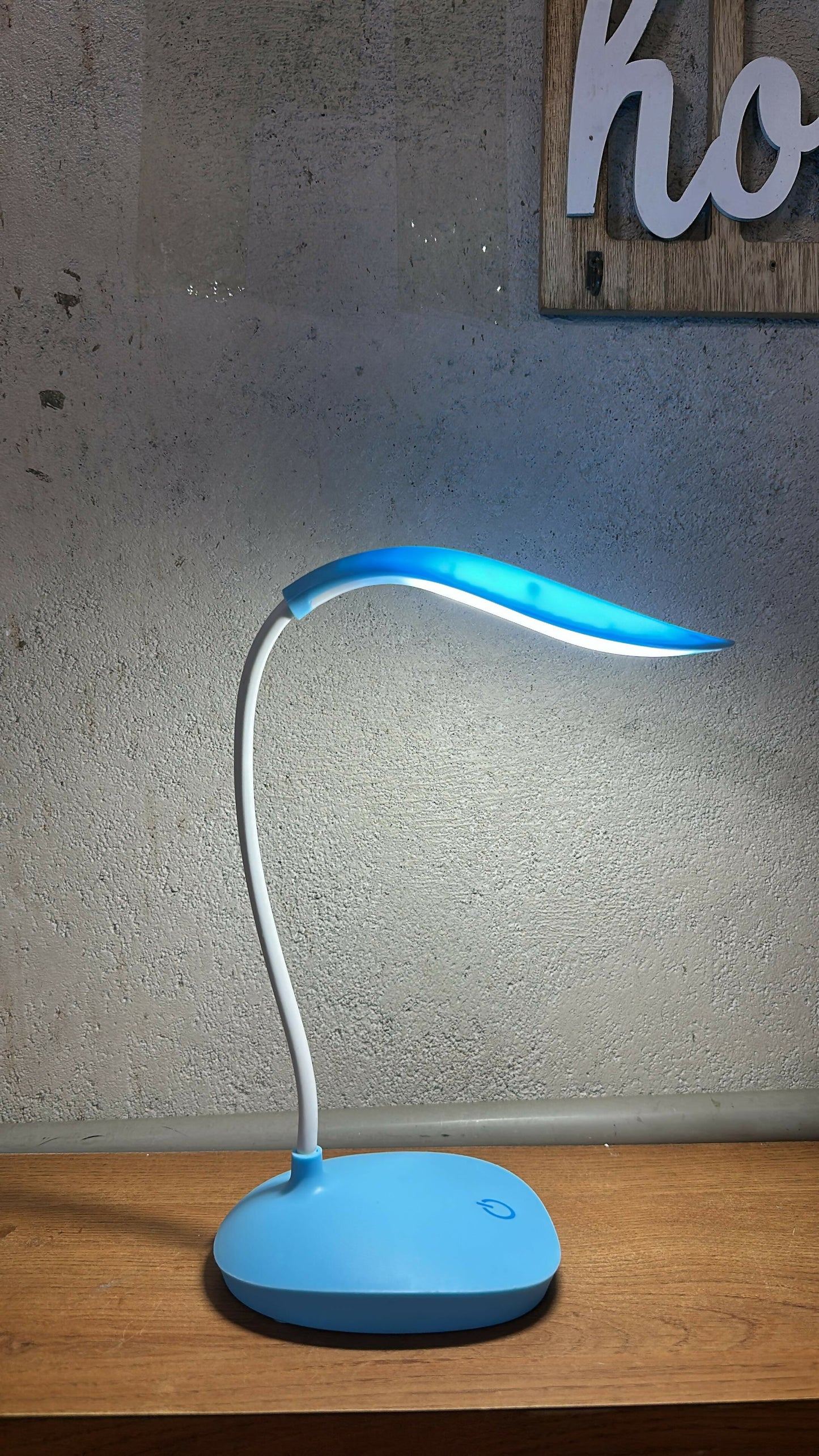LED Desk Lamp with Flexible Neck, Touch Control Table Light for Study & Office(BLUE)