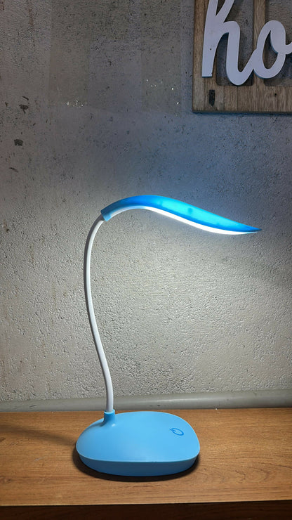 LED Desk Lamp with Flexible Neck, Touch Control Table Light for Study & Office(BLUE)