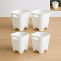 Plastic Dustbin Set – Compact Square for Home & Office (4 Pc)