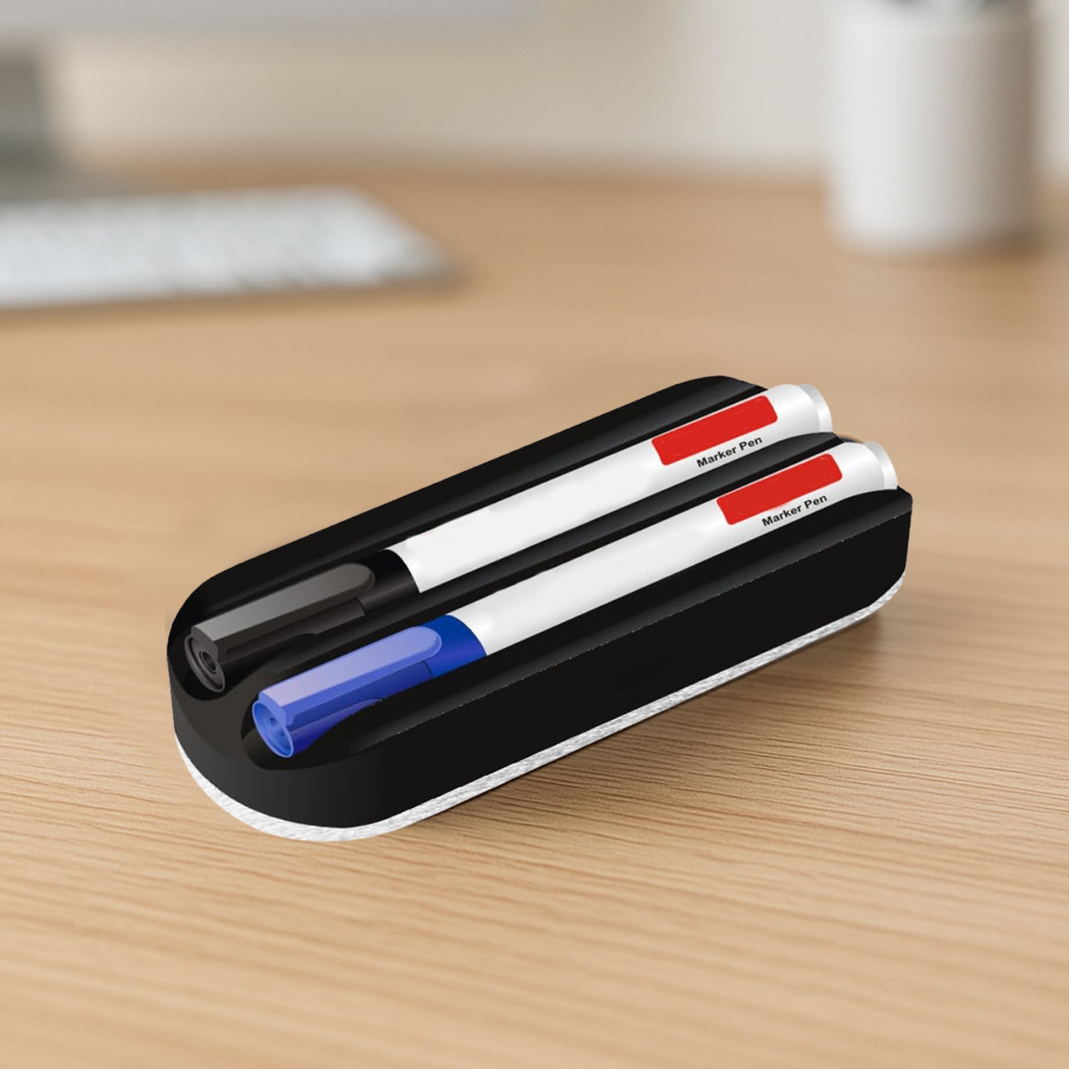 Officemate Whiteboard Duster – Magnetic, Lightweight & Easy Grip