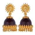 Jumka Earrings – Traditional Gold Plated Design | HV