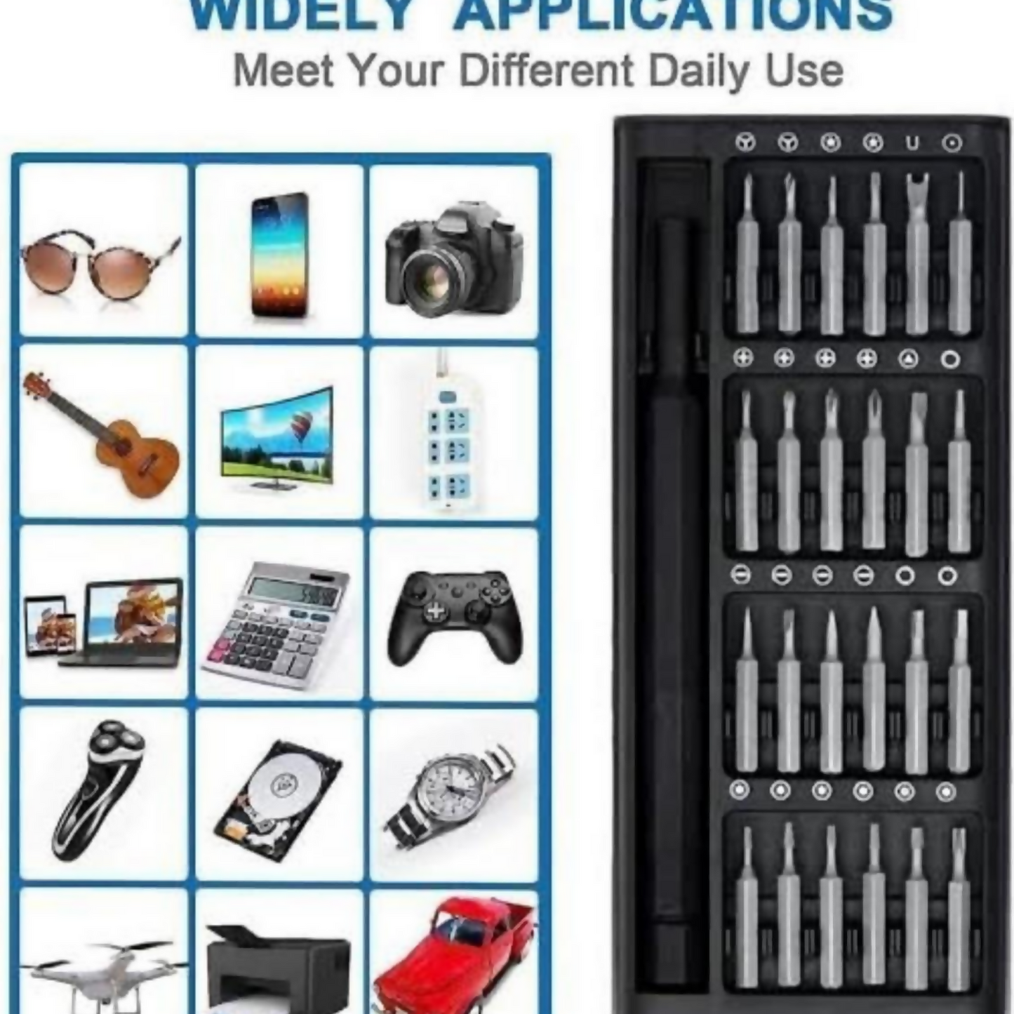 Precision Screwdriver Set 32-in-1 – Magnetic Repair Tool Kit for Electronics