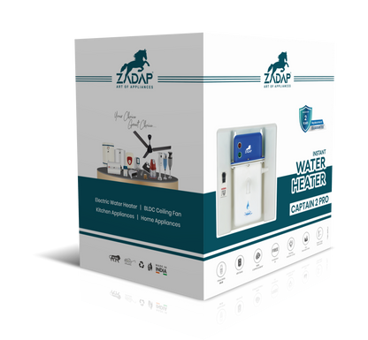 ZADAP Portable 3kW Instant Water Heater - Fast & Safe