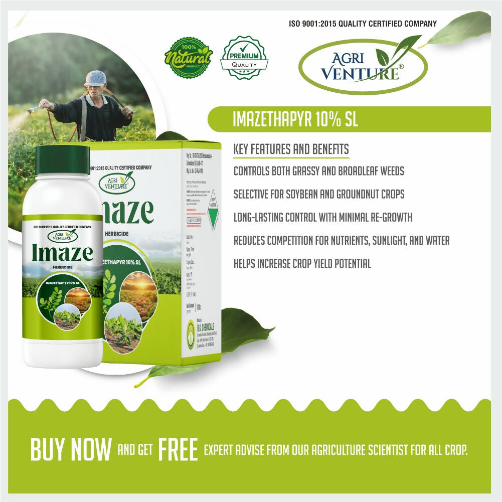 AgriVenture IMAZE ( Imazethapyr 10% SL ) (1000Ml)