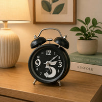 Classic Twin Bell Analog Alarm Clock for Bedroom & Study Table (Random Color 1 PC)