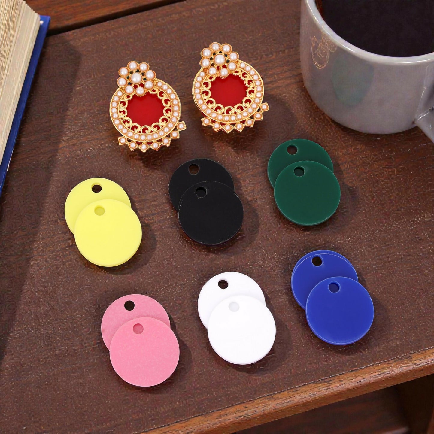 Jhumka Adjustable Earrings with 7 Colour