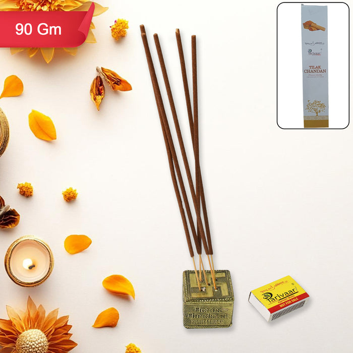 Mix Flavour Incense Sticks / Agarbatti (90 GM With Machis / Mix 1 Packet)