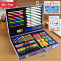 Art Studio Kit – 80+ Pieces Complete Drawing Set with Vibrant Colors