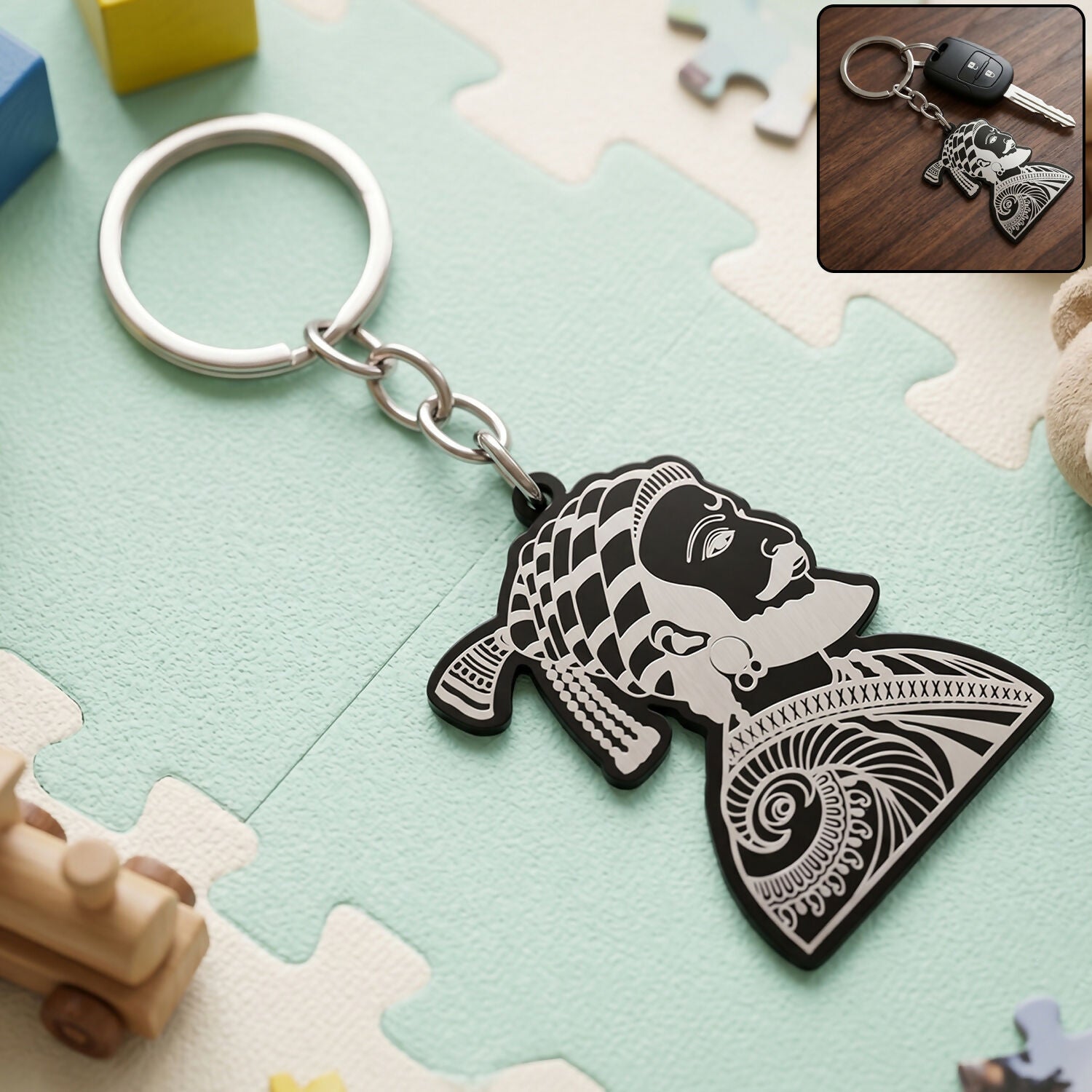 Steel Keychain 01-01