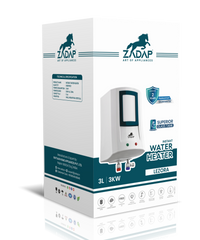 ZADAP 3kW Instant Geyser 4 Way Safety (3L)
