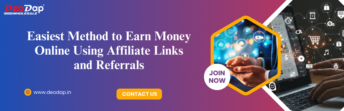 Easiest Method to Earn Money Online Using Affiliate Links and Referrals
