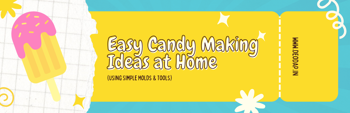 Easy Candy Making Ideas at Home (Using Simple Molds & Tools)