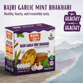 Naasta Baasta Bajri Garlic Mint Bhakhari – Crunchy Millet Snack