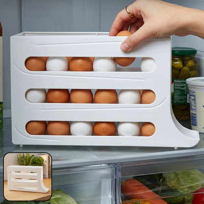 Kitchen Storage Combo – Steel Canisters, Airtight Containers & Egg Storage Rack