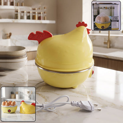 Chicken shape egg cooker steamer