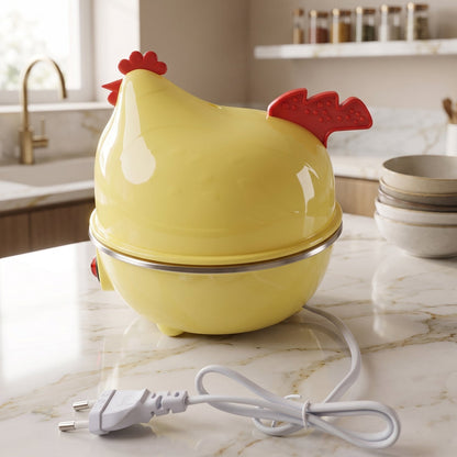 Automatic shut off egg steamer