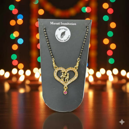Heart-Shaped Couple Pendant Mangalsutra