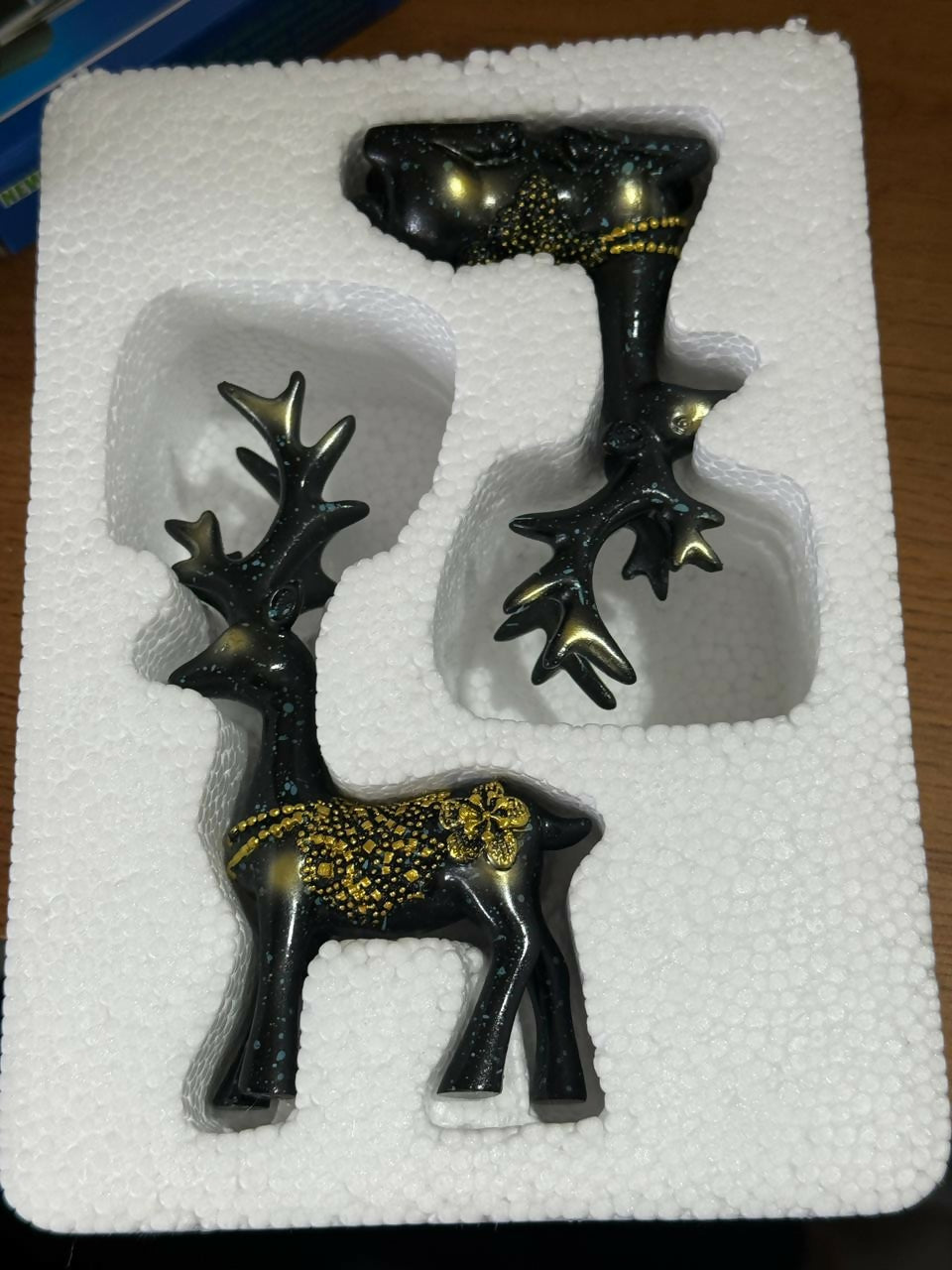 Decorative Deer Showpiece Set for Home, Table & Living Room Decor