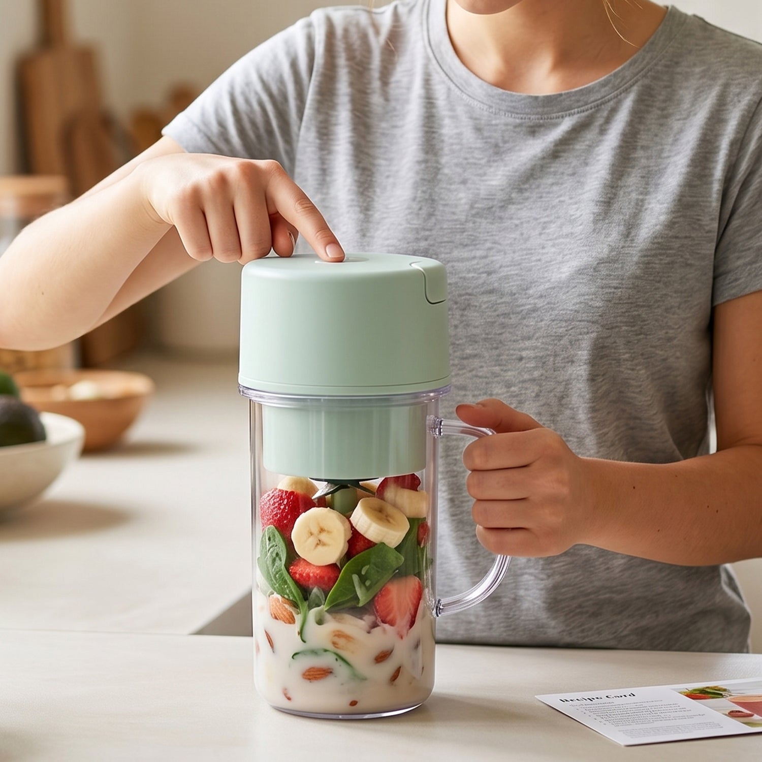 Electric Juice Maker USB rechargeable